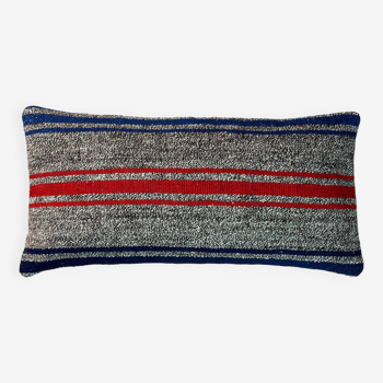 Housse de coussin kilim turc vintage, 30 x 60 cm