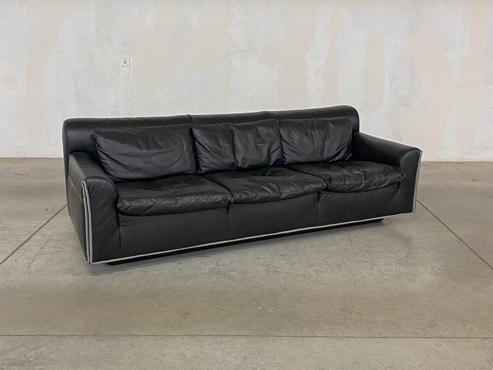 Canapé en cuir Heli par Otto Zapf pour Knoll, années 1980