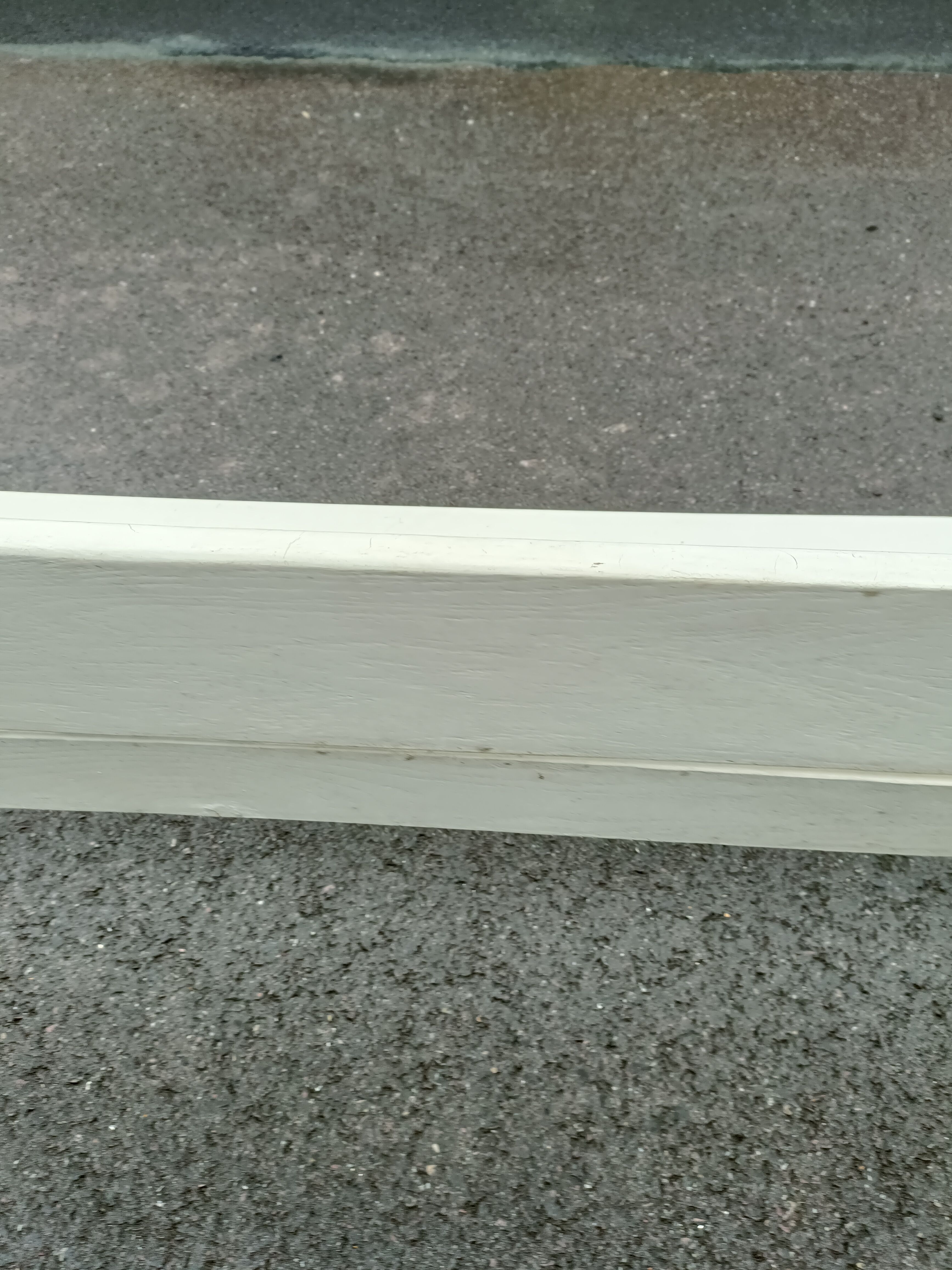 Garden bench old cast iron feet