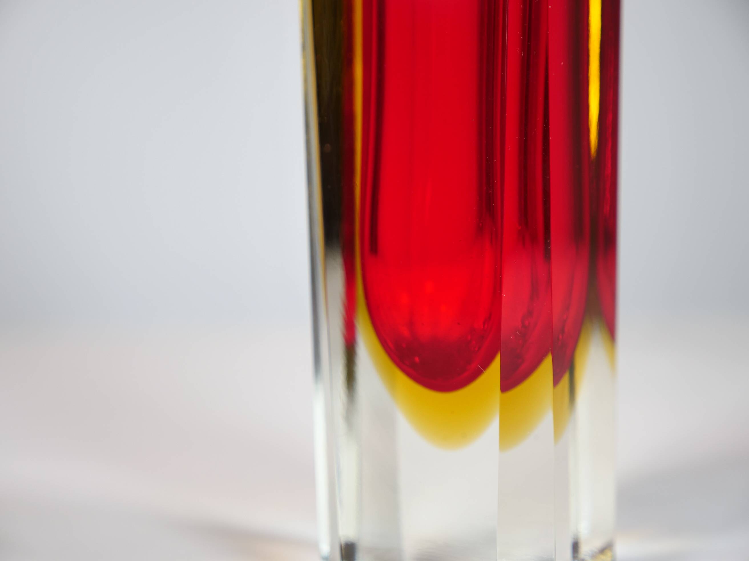 Mid-Century Glass Vase by Flavio Poli for Seguso, 1970s