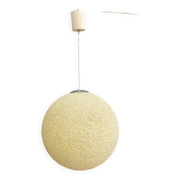 Suger ball lamp in yellow by John and Sylvia Reid 1960s