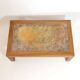 Bernard Buffat, table basse avec plateau en céramique, 1970s.