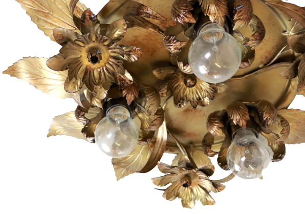 Vintage ceiling lamp ceiling lamp willy daro flower flower lamp