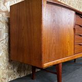 60s 70s teak sideboard Credenza Axel Christensen ACO Møbler Denmark 60s