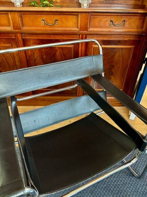 Armchair in the style of Wassily by Brauer around 1980.