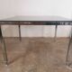 Table basse chromée et verre 1970 style Néoclassique