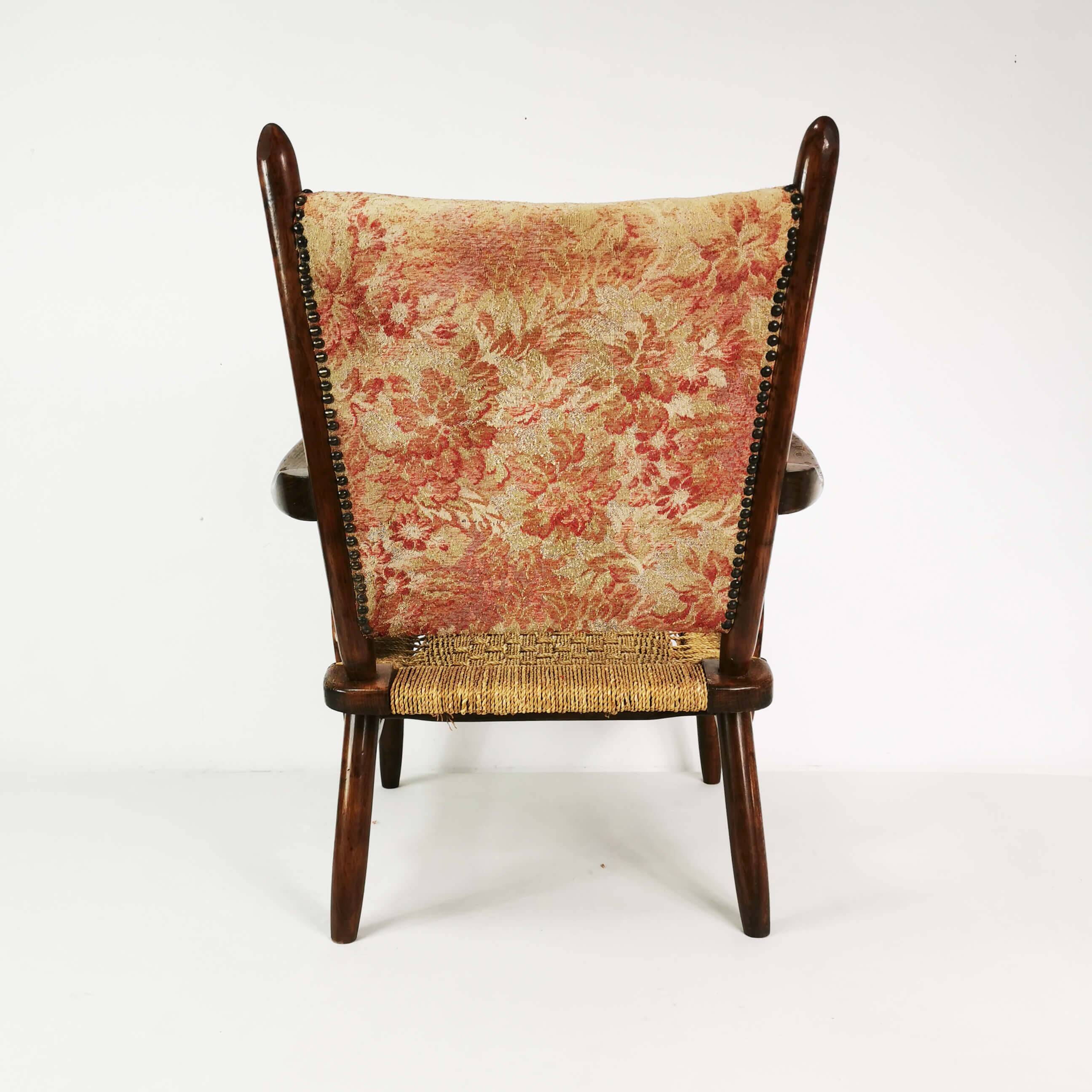 Art Deco armchair, designed by De Ster Gelderland, Netherlands, 1950s.