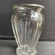 Vase in cut crystal and silver hallmark head of minerva 1st title