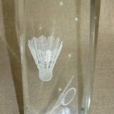 Badminton trophy paperweight
