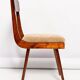 Mid-Century Gazelle beige chair in wood, Europe, 1960s