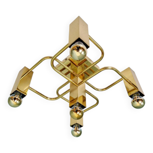 Plafonnier en laiton,