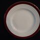 Round serving platter in opaque porcelain, digoin sarreguemines pasteur