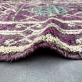 Moroccan carpet boujad purple - 214 x 350 cm