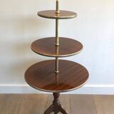 Neoclassical round table with triple tiers