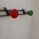 Vintage wall coat rack