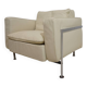 Fauteuil en cuir Robert Haussmann RH 302 pour De Sede/Hans Kaufeld