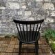 Scandinavian chair Sven Erik Fryklund for HagaFors blackened wood 1950