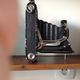Zeiss Ikon bellows camera with its saddlebag