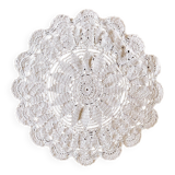 1 napperon en crochet, écru - vintage, ancien