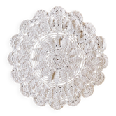 1 napperon en crochet, écru - vintage, ancien