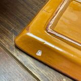3 glazed ceramic dishes