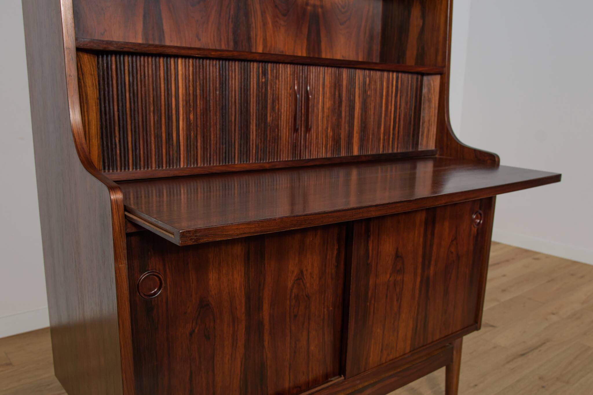 Mid-Century Rosewood Shelf by Johannes Sorth for Bornholm, Denmark, 1960s