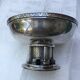 Vintage art deco cup in silver metal
