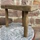 Tabouret de traite tripode, art paysan alsace, france 1920