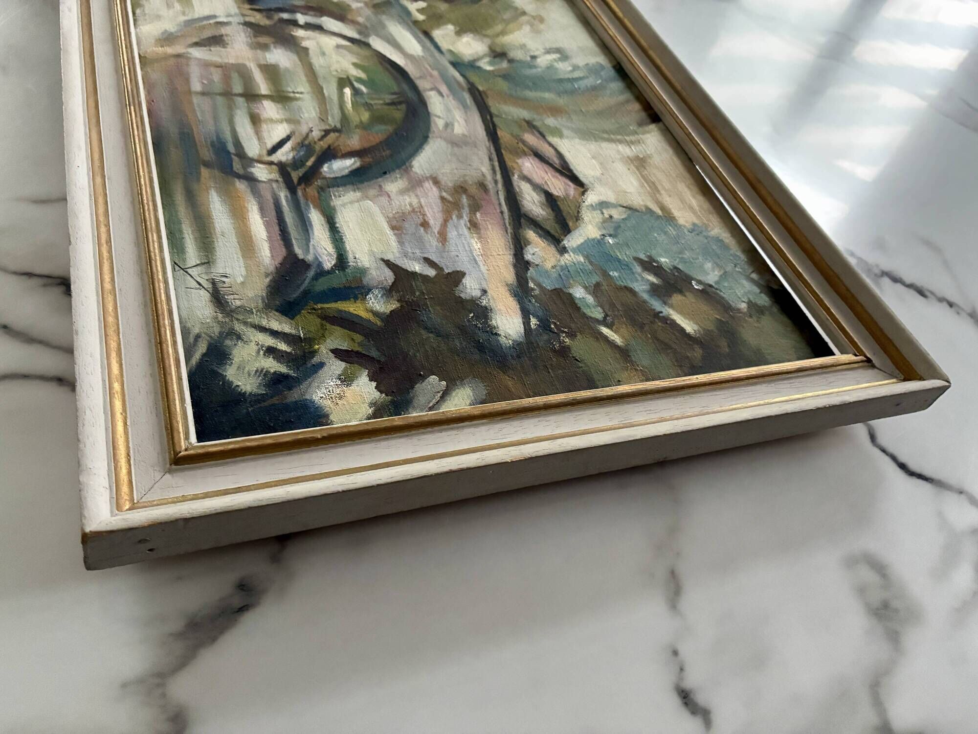 Tableau huile sur toile Pont en arc