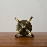 Vintage brutalist bronze chandelier by Gallo, 1970s.