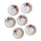 Set of 6 vintage dessert plates Model Nice by Moulin des Loups