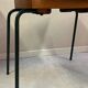 Bureau d’écolier pliant bois et métal