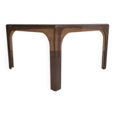 Smoked plexiglass side table