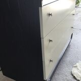 Gamma chest of drawers 3 drawers - space age 1980