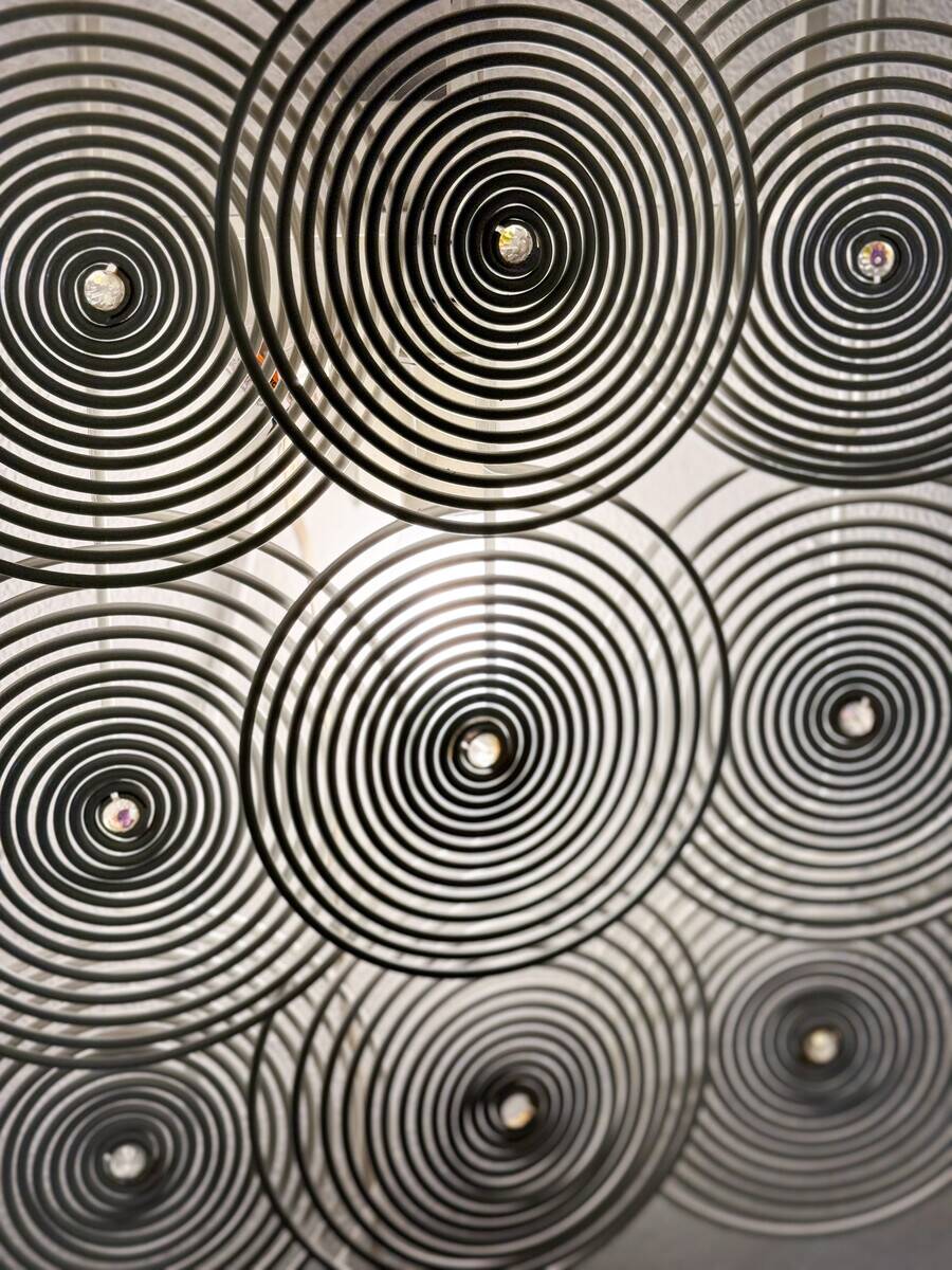 Mid-Century Pair of Lacquered Metal Sconces