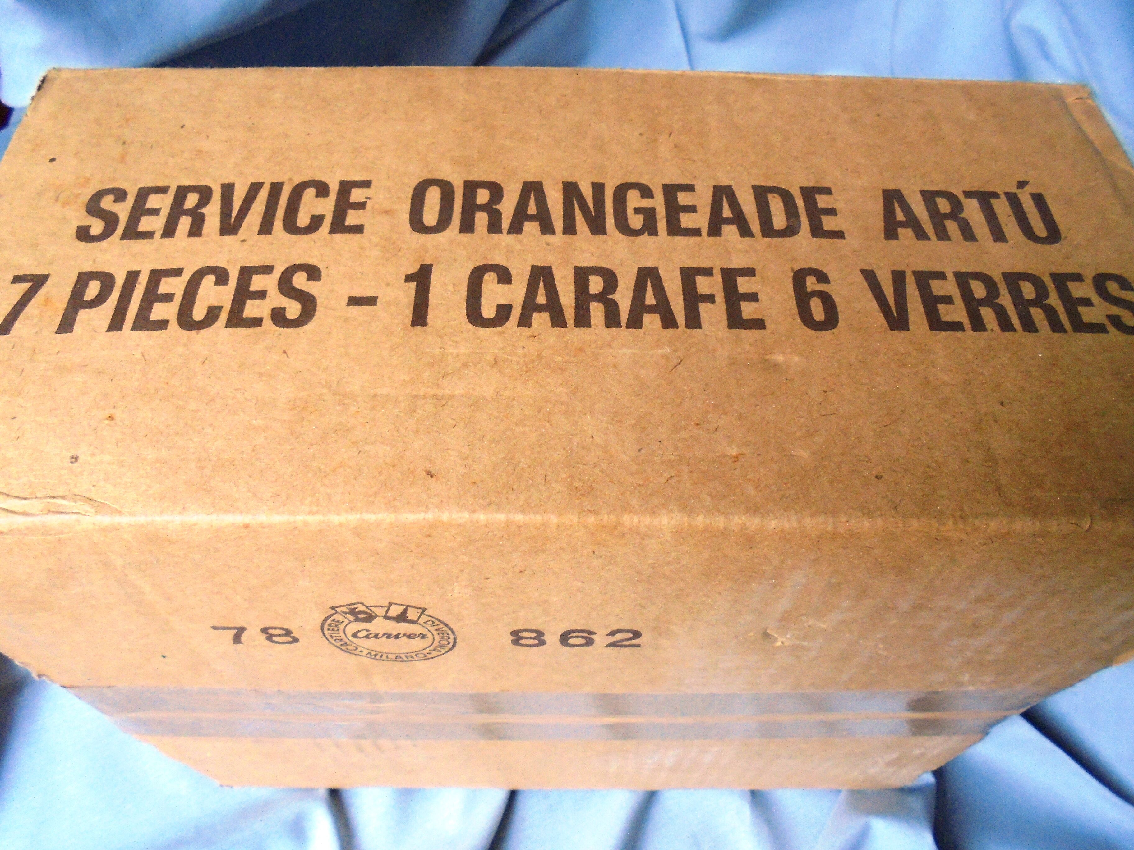 Orangeade or cocktail service 1960