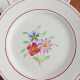 Lot de 6 assiettes à dessert Ceranord, modèle Bettina