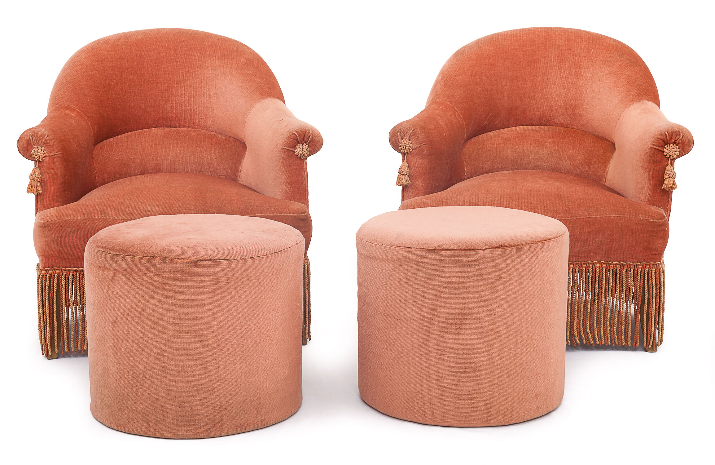 Salon crapaud "vieux rose", 1950