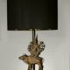Shiva lamp in bronze.