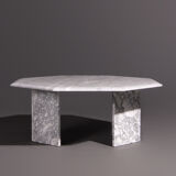 Table basse en marbre, 8 coins
