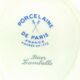 Hanging spoon pot in Paris porcelain