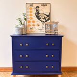 Night blue chest of drawers