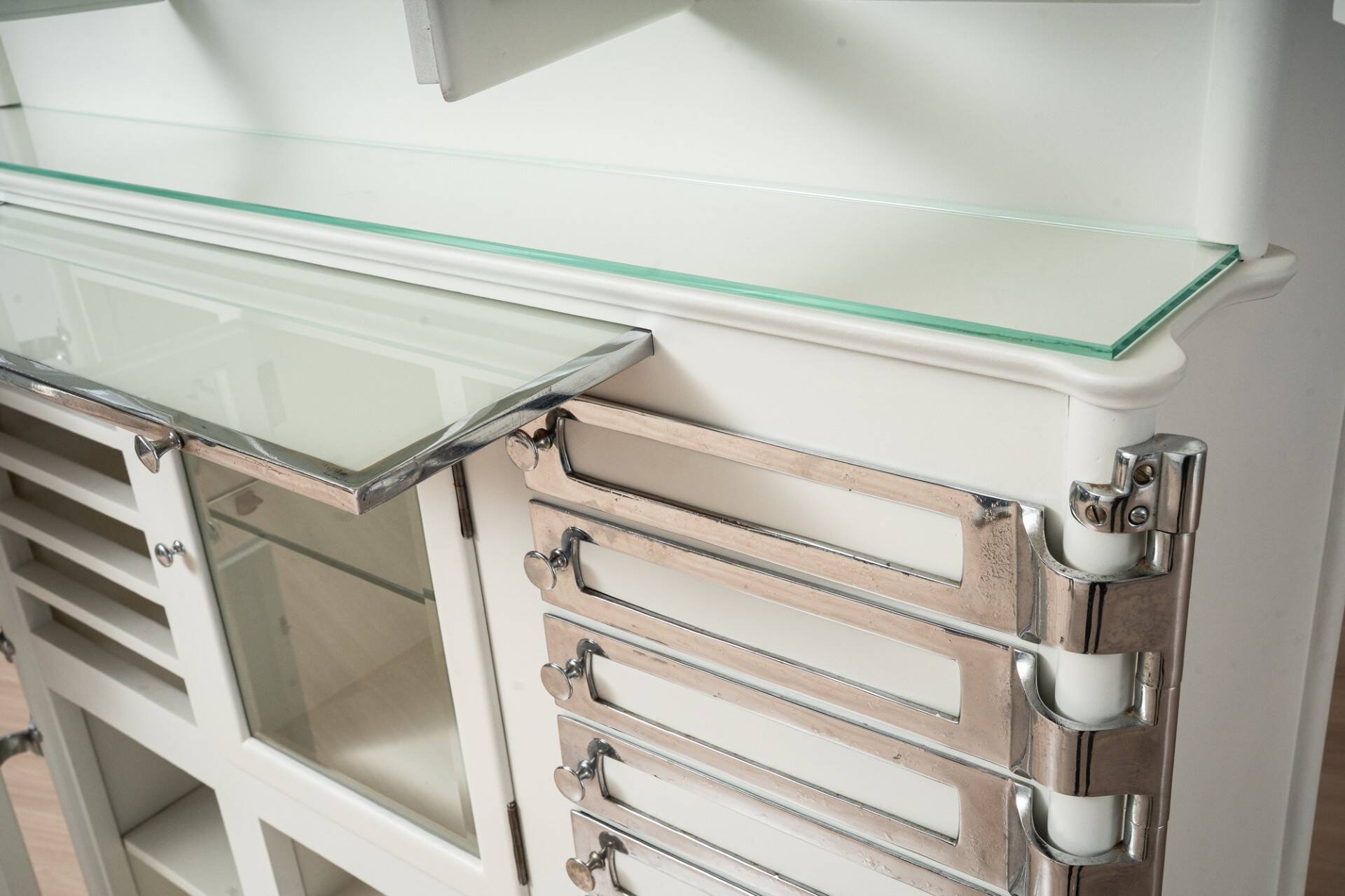 German Dental Instrument Cabinet by Arnold Biber, Pforzheim, Circa 1920