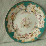 Sarreguemines earthenware plate, Minton decor, model n° 248 8