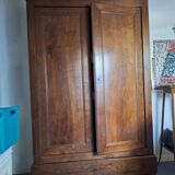 Solid oak wardrobe