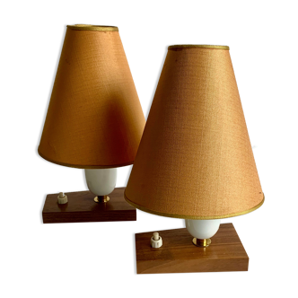 Pair of bedside lamps, Germany, 1960s