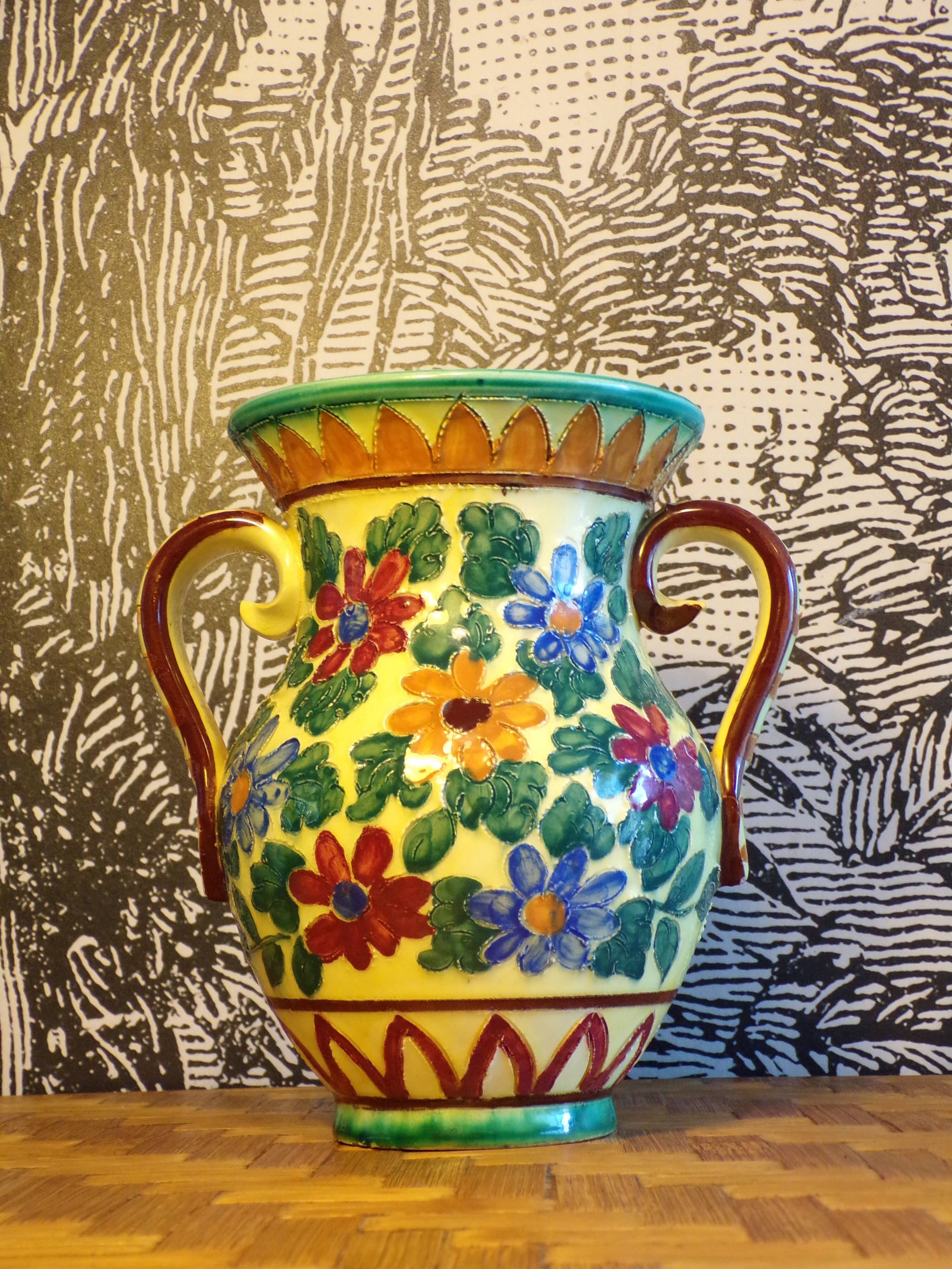 Cerart Monaco vase with handles 1940