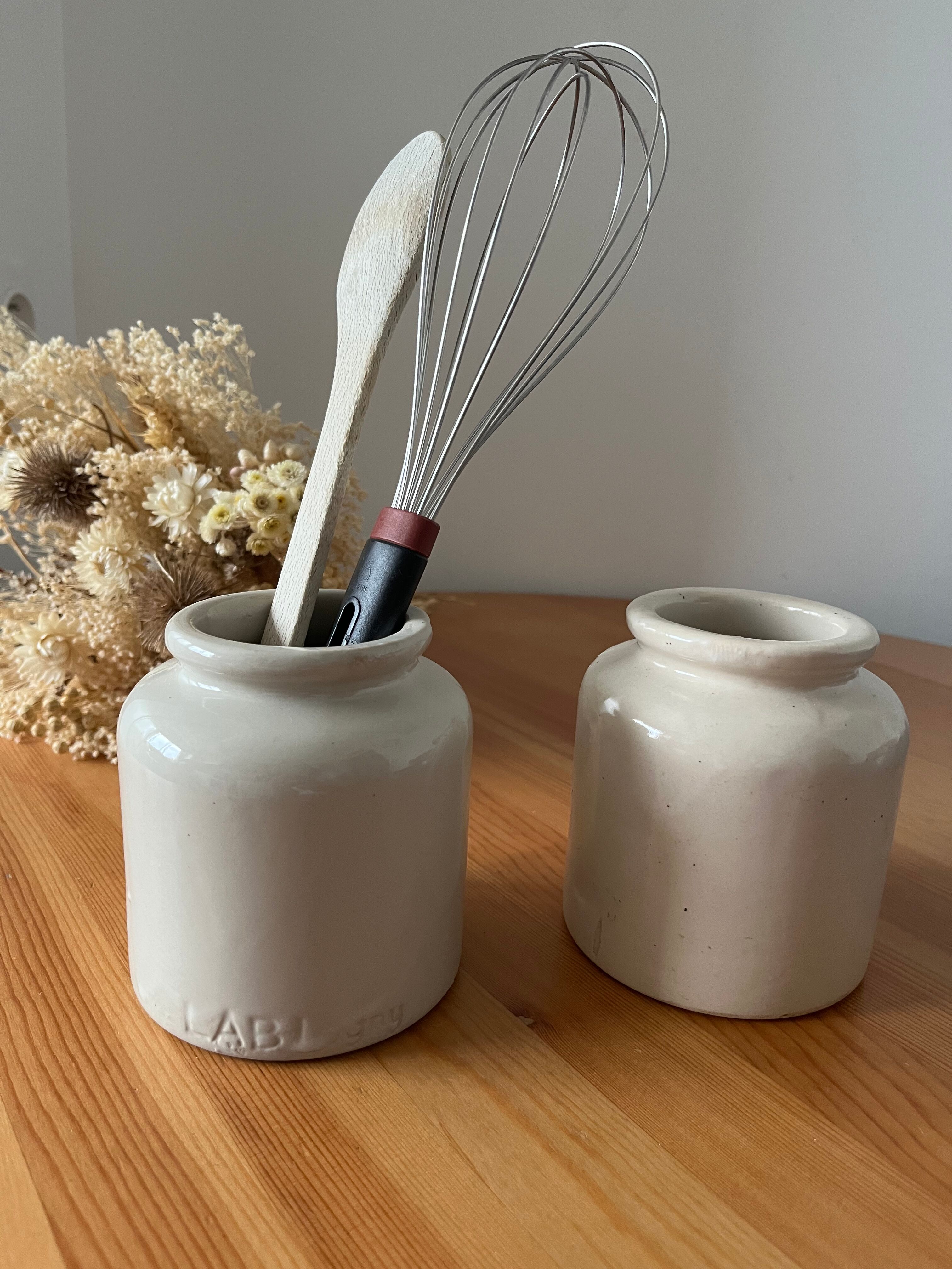 Ancient sandstone mustard pots