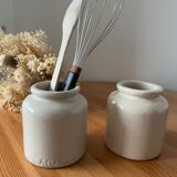 Ancient sandstone mustard pots