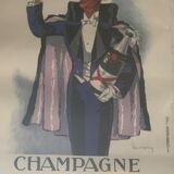 Advertising poster champagne castellane